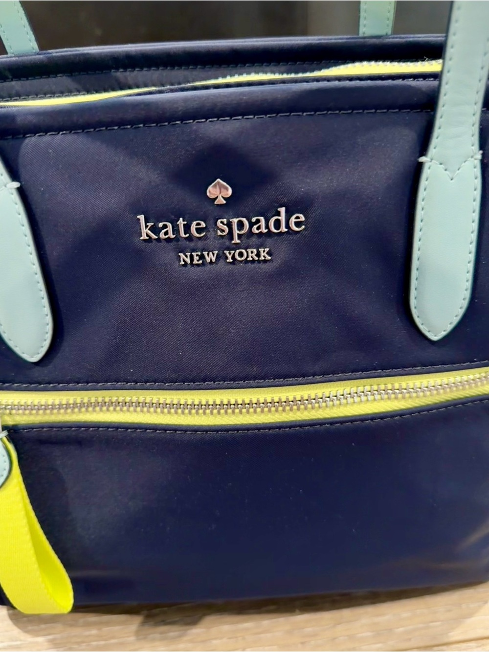 Kate Spade Color Block Tote w/ Matching Wallet - Picture 3 of 5
